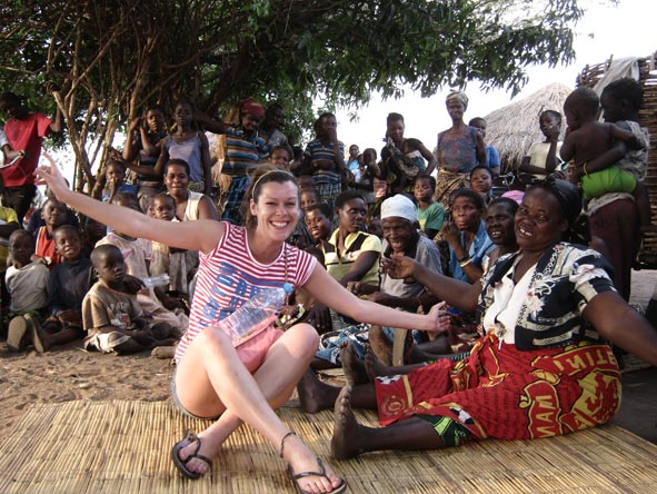 Candice McCarthy - meeting the local community